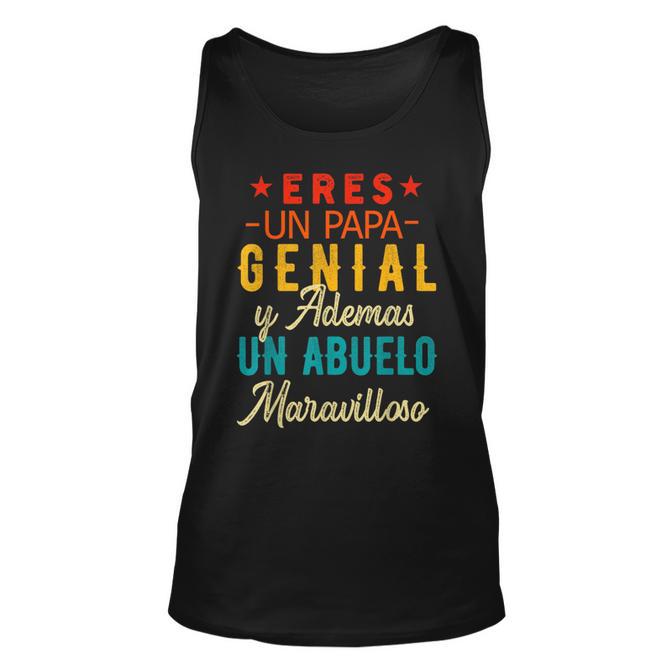 Camiseta De Hombre Mejor Papa Del Mundo Para Dia Del Padre Unisex Tank