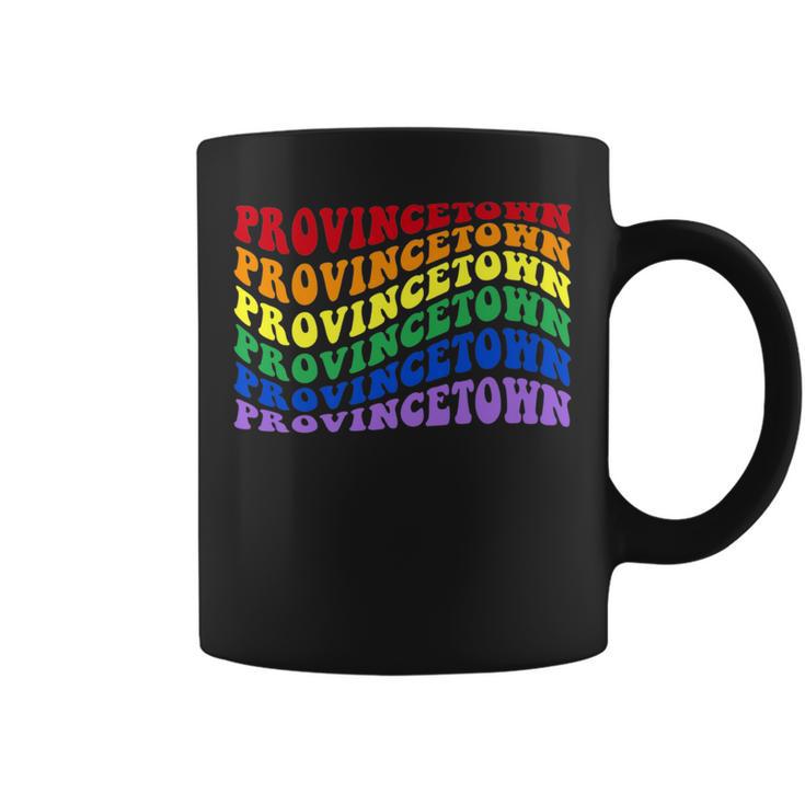 Lgbtq Provincetown Cape Cod Gay Pride Lgbt Rainbow Coffee Mug Mazezy