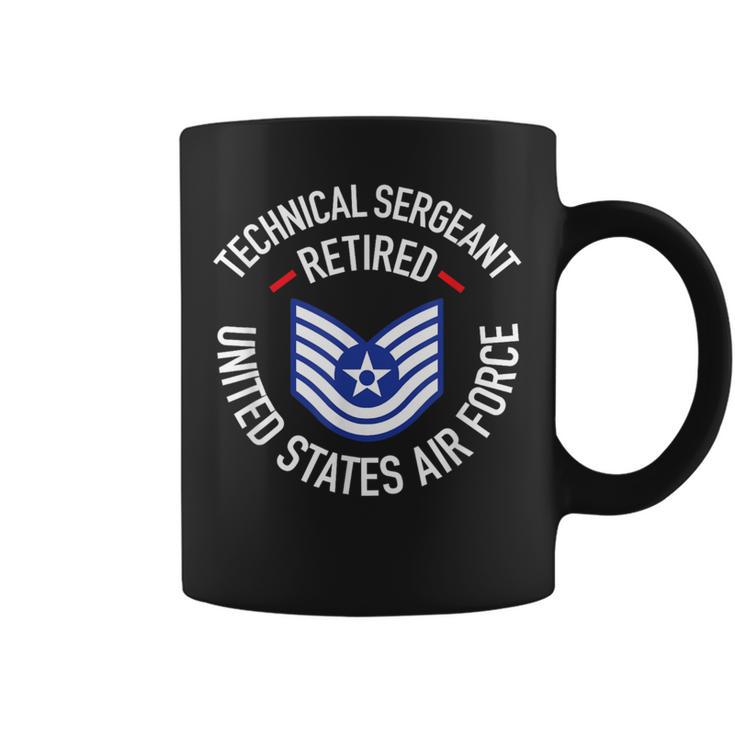 Technical Sergeant Tsgt Retired Air Force Retirement Coffee Mug Mazezy