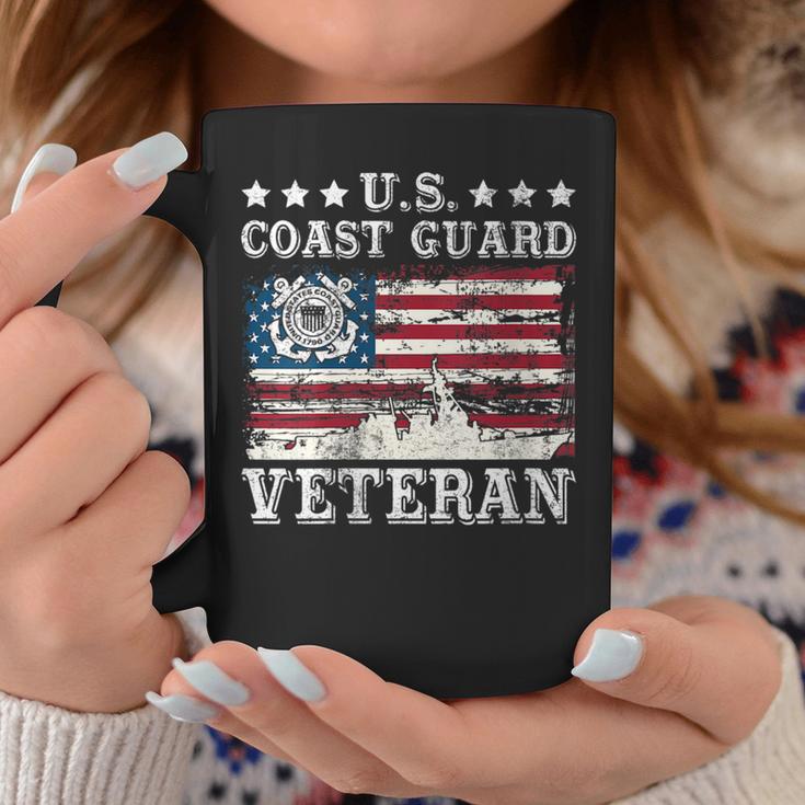 Us Coast Guard Veteran Uscg American Flag Gift For Womens Veteran Funny