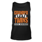 Grandpa Of Twins Tank Tops