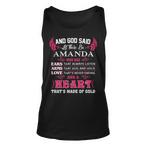 Amanda Name Tank Tops
