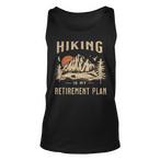 Hiking Retirement Tank Tops