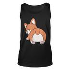 Corgi Sploot Tank Tops