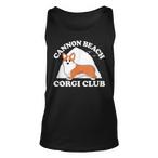 Corgi Beach Tank Tops