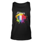 French Gay Pride Tank Tops