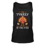 Thanksgiving Baby Announcement Tank Tops