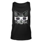 Cat Eclipse Tank Tops