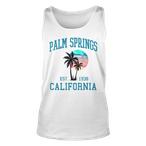 California Palm Trees Tank Tops