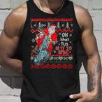 Biker Santa Tank Tops