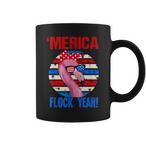 Patriotic Flamingo Mugs