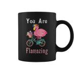 Flamingo Flower Mugs