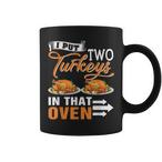 Thanksgiving Pregnancy Twin Mugs