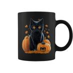 Halloween Cat Mugs