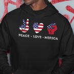 Peace Is Patriotic Hoodies