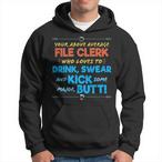 File Clerk Hoodies