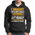 Underwater Ice Hockey Hoodies