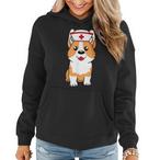 Nurse Corgi Hoodies