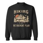 Hiking Retirement Sweatshirts