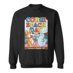 Corgi Beach Day Sweatshirts