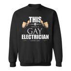 Electrician Gay Pride Sweatshirts