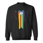 Gay Pride Tuxedo Sweatshirts