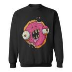Zombie Donut Scary Sweatshirts