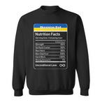 Dad Nutrition Facts Sweatshirts