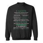 Calvin Name Sweatshirts