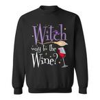 Halloween Wine Sweatshirts