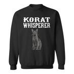 Korat Cat Sweatshirts