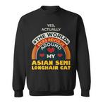 Asian Semi Longhair Sweatshirts
