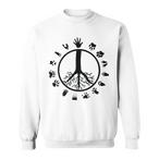 Animal Footprints Sweatshirts
