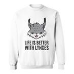 Eurasian Lynx Sweatshirts