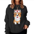 Nurse Corgi Sweatshirts