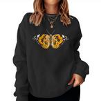 Painted Lady Butterfly Sweatshirts