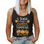 Teach Halloween Tank Tops