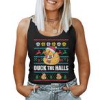 Duck The Hall Tank Tops