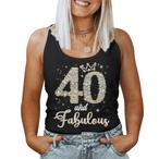40 And Fabulous Tank Tops
