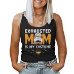 Exhausted Mom Tank Tops