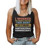 Horticultural Consultant Tank Tops