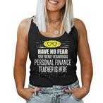 Personal Finance Teacher Tank Tops