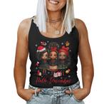 Afro Xmas Tank Tops