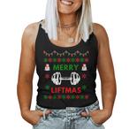 Merry Liftmas Tank Tops