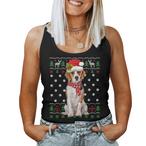 Beagle Christmas Tank Tops