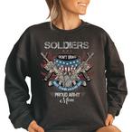 Vintage Military Mom Sweatshirts