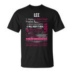 Lee Name Shirts