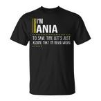 Ania Name Shirts