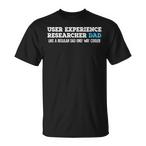 User Experience Researcher Shirts