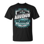 Addison Name Shirts